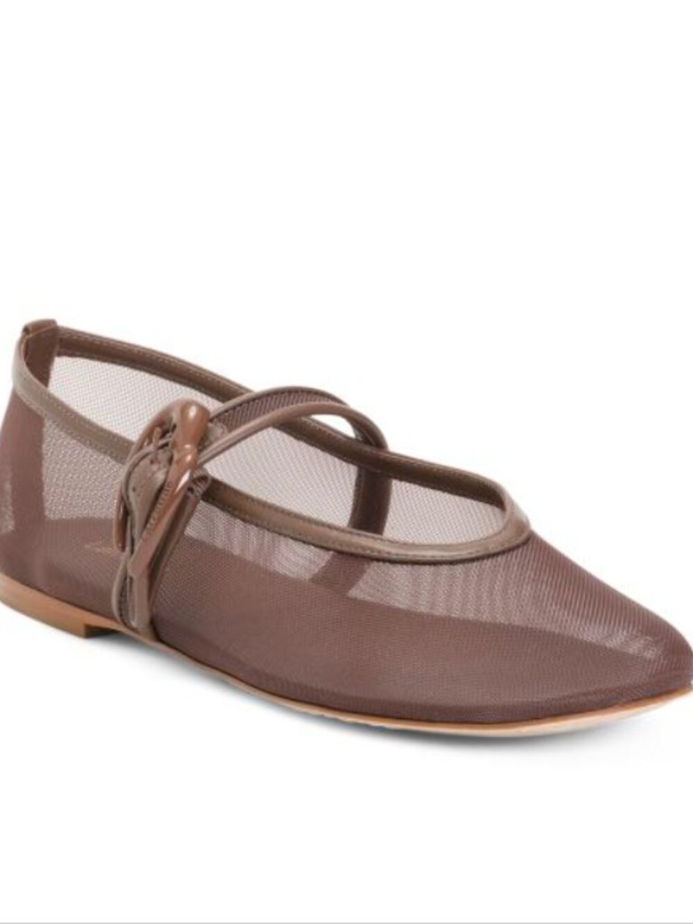 LARROUDE Handmade In Brazil Verona Mesh Ballet Flats